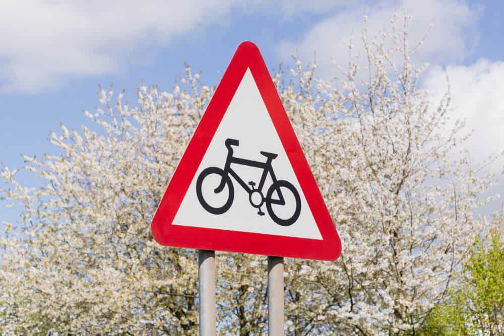 cycle route ahead