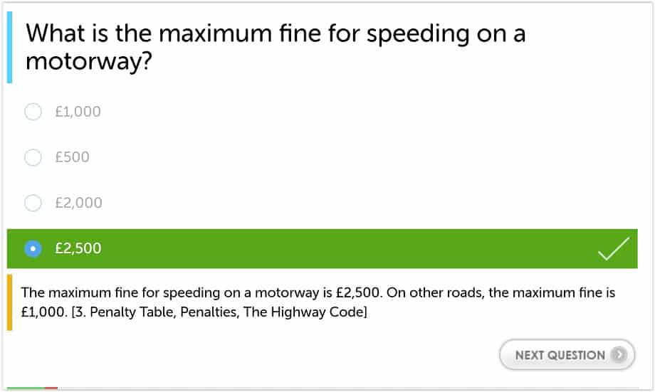 speeding fines in the UK