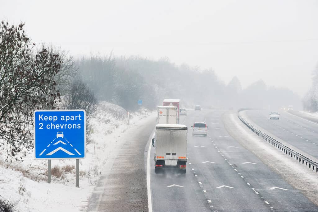 motorway distance