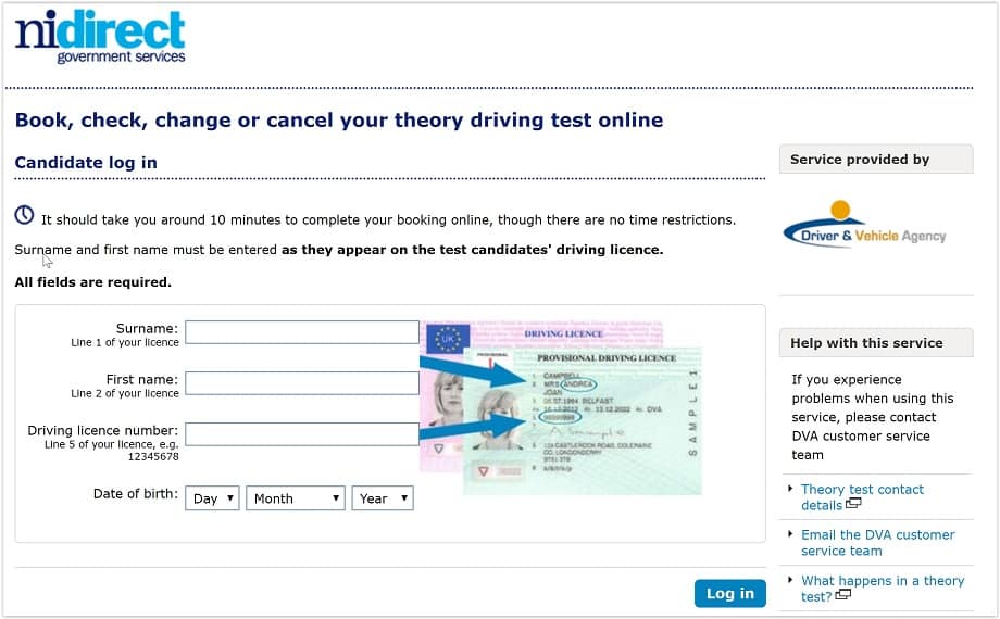 Irish Theory Test: Online mock exam